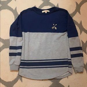 “Never grow up” long sleeve size M
